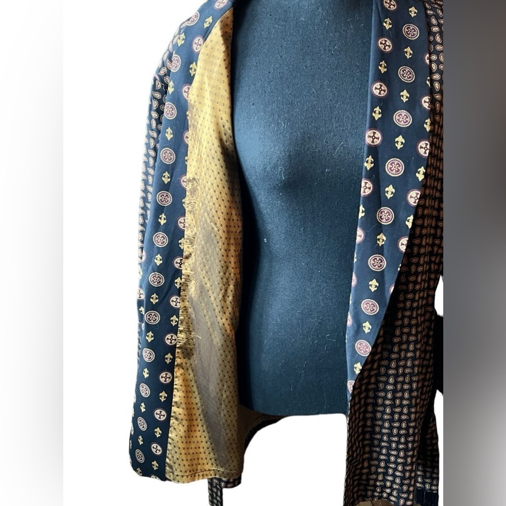 JM Shelli Segal Vintage Smoking Jacket - Picture 7 of 11